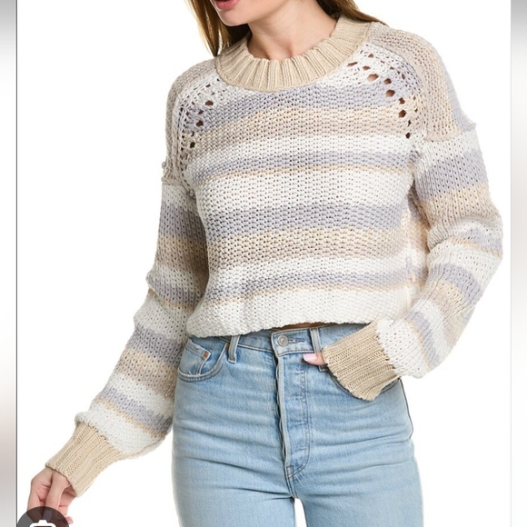 NWT Free People Devon knit Sweater size Medium - Picture 2 of 14